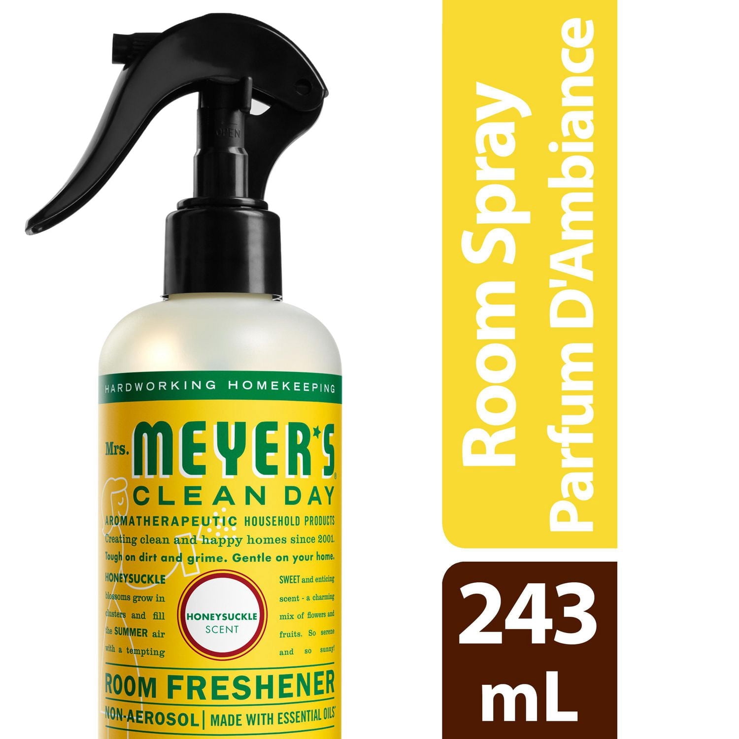 Mrs. Meyer’s Clean Day Assainisseur, Chèvrefeuille