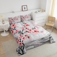 thumbnail image 4 of Erosebridal Chic Cherry Blossoms, Exotic Style Comforters & Duvets, Japanese Theme Room Decor, Reversible 2-Piece, 4 of 8