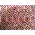 thumbnail image 5 of oneOone Cotton Silk Red Fabric Ikat Craft Projects Decor Fabric Printed By The Yard 42 Inch Wide, 5 of 5