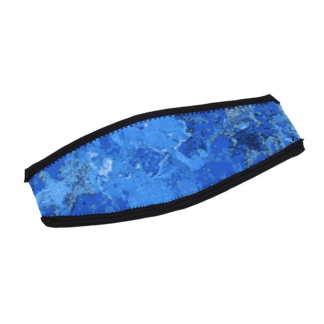 Scuba Diving Dive Snorkel Neoprene Padded Hair - Blue