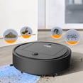 thumbnail image 1 of Zenithome Intelligent Auto Vacuum Robot Compact Lightweight Nimble Black Usb Charged For Living Room Bedroom Sofa, 1 of 6