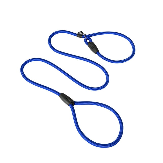 ziyahi Slid Training Leash 0.4 Pet Leash Nonslip Traction Rope Large Blue 1.0*120cm 1Set
