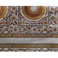 thumbnail image 4 of oneOone Georgette Viscose Fabric Leaves & Floral Block Decor Fabric Printed BTY 42 Inch Wide, 4 of 4