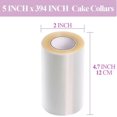thumbnail image 2 of Btrquedo Cake Collars Transparent Acetate Strips for Cake, Chocolate Mousse Baking, Cake Decorating (5 inch), 2 of 7