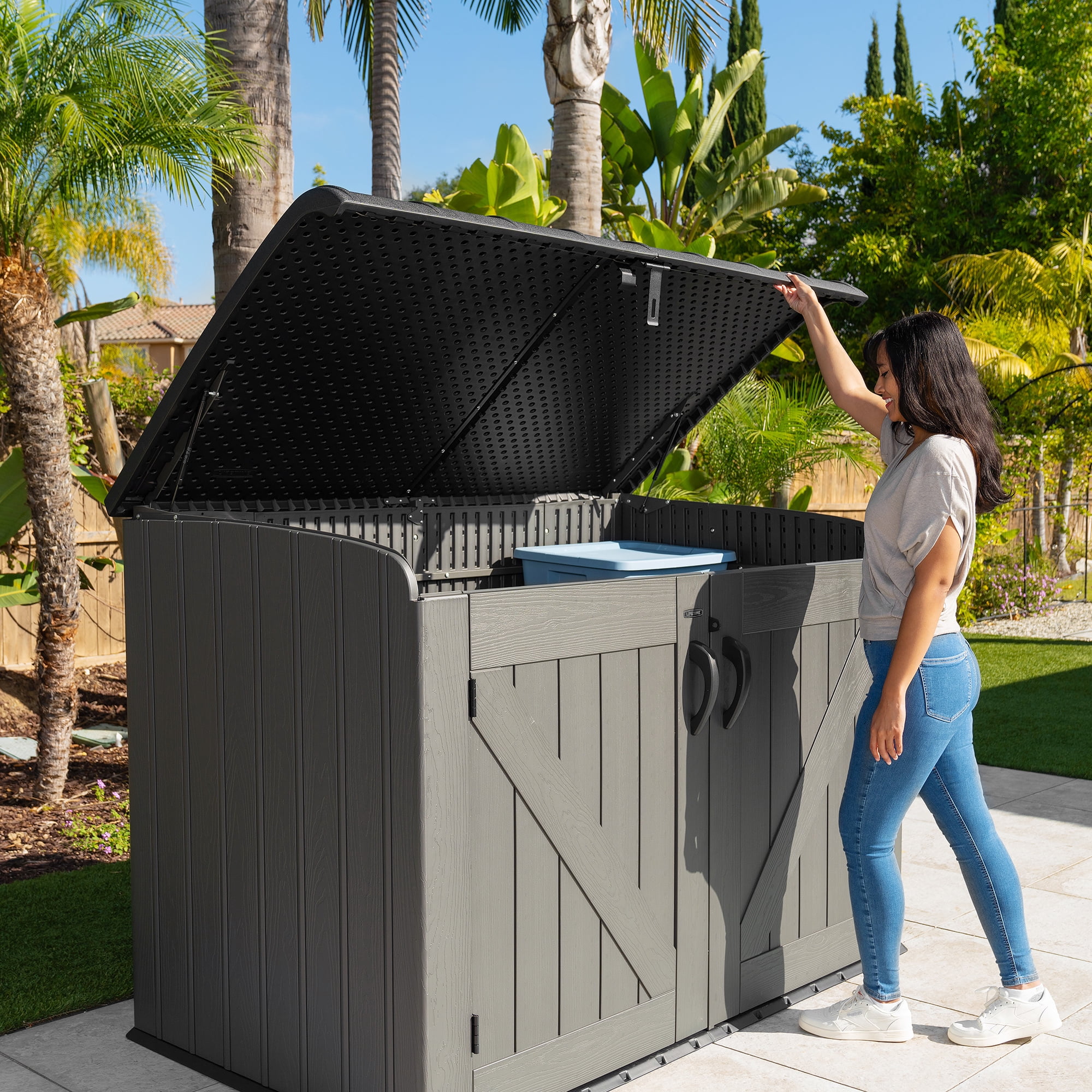 Lifetime Horizontal Storage Shed (75 Cubic Feet)