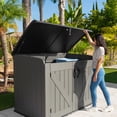 thumbnail image 4 of Lifetime Horizontal Storage Shed (75 Cubic Feet), 4 of 7