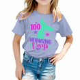 thumbnail image 1 of TZEWGL Chemise Décontractée pour Fille Garçon Mignonne à Imprimé Graphique Col Rond Manches Courtes Vêtements pour Infnants Taille 12-13T, 1 of 4