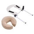 thumbnail image 1 of lionlar Massage Table Face Down Pillow Comfort Practical Premium Face Cradle Cushion Skin Color, 1 of 9