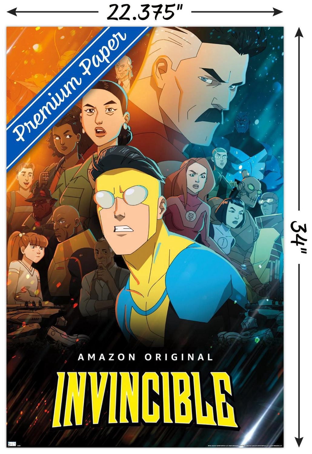 Invincible - Group One Sheet Wall Poster, 22.375" x 34"