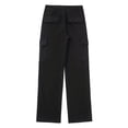 thumbnail image 3 of Timegard Pants for Women Straight Leg Solid Color Cargo Pants Lounge Pants with Pockets Fall Outdoor, 3 of 5