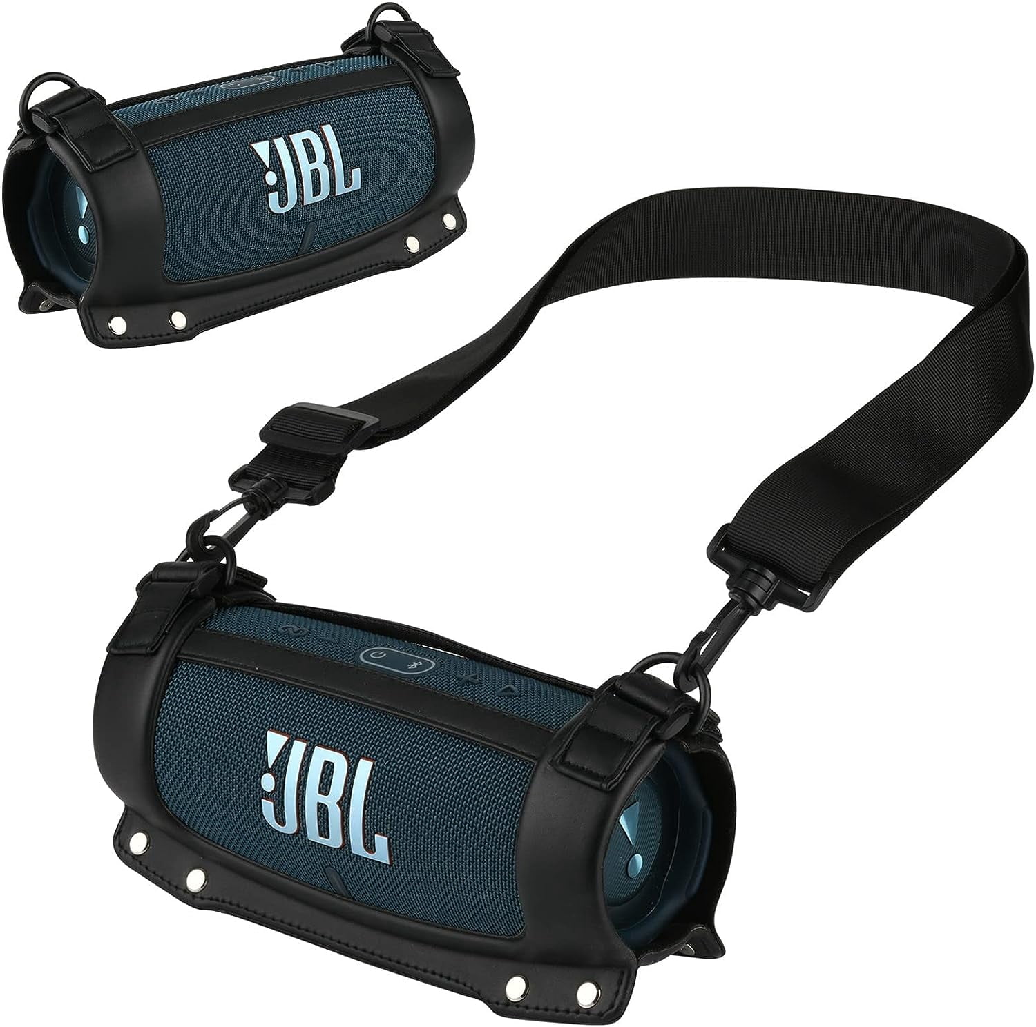 Hard EVA Case for JBL Charge 5 Portable Bluetooth Speaker Travel Carrying Protective Case Cover with Strap