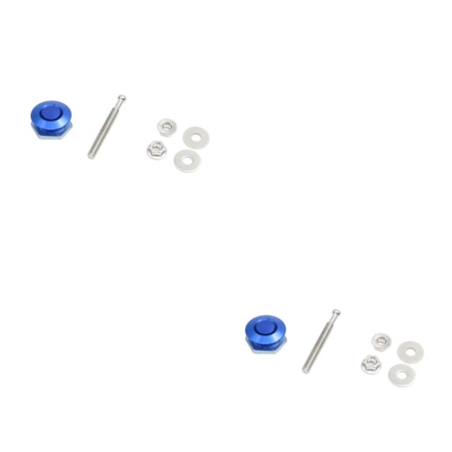 Transemion Car Modification Lightweight And Stylish Hood Lock Multiple Options Available blue DP16-25 2Set