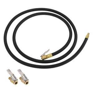 1 Set 62.99inch Tire Inflator Extension Tube Undeflatable 0.305inx32TPI for Car Motorcycle Bicycle