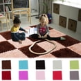 thumbnail image 4 of Purple Kids Play Mat Foam Puzzle Floor Tiles Soft Interlocking Eva Mat For Playroom And Nursery 30X30X1Cm Square Rug Mats For Kids Play Area In Purple, 4 of 4