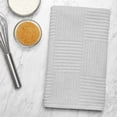 thumbnail image 2 of Mainstays SQ Rib Weave Kitchen Towels, 15"x25", Soft Silver, 2 of 4
