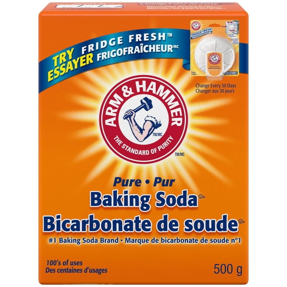 Arm & Hammer Pure Baking Soda, Multi-Purpose Cleaner, Natural Deodorizer & Baking Essential, 500g (pack of 1)
