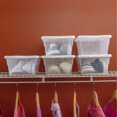 thumbnail image 3 of Sterilite 6 Qt Clear Plastic Storage Container Bin Snap Close White Lid, 36 Pack, 3 of 12