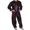 thumbnail image 2 of Survêtement de Mise en Forme Sauna Anti-Transpiration Imperméable Tenue Robuste Accessoires de Perte de Poids Multifonction Calories Exercice Entraînement Coupe-Vent Plus Chaud Vêtements Culturisme Noir 2TG, 2 of 8