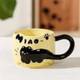 thumbnail image 2 of Binwennn Rabbit Tumbler Set Vacuum Insulated Mug Ceramic Tumbler Set for Kitchen Cat Cat Stacked Cup Cute Stackable Coffee Mugs Ceramic Coffee Mugs With Spoon Funny Animal Cups Gi Ft S For Catlovers, 2 of 4