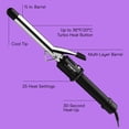 thumbnail image 2 of Conair Instant Heat Ceramic Curling Iron, 3/4 inch Barrel, Black/Silver, 1 Pk, 2 of 12