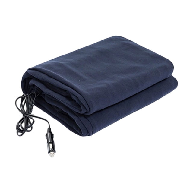 Eoozwa 12V Car Heating Blanket Constant Temperature Fleece Material for Vehicle Use Lighter Plug In Portable Warmth Solution