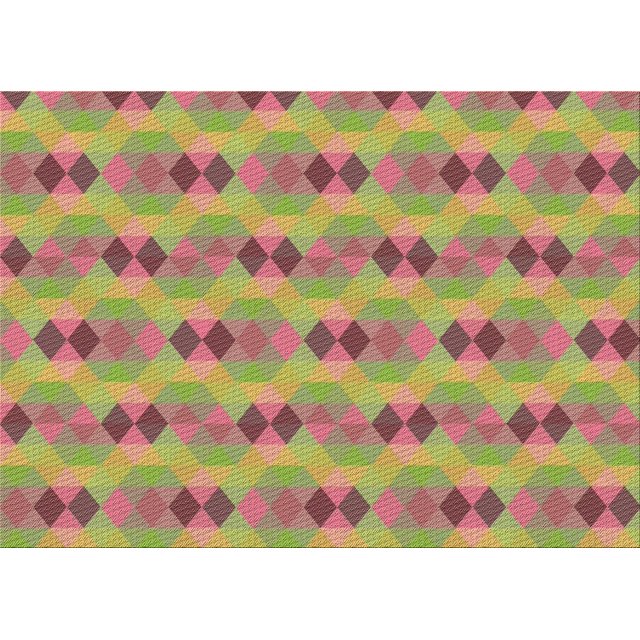 Ahgly Company Tapis Rectangulaire Lavable en Machine Intérieur Transitionnel Rouge Indien, 6 Pieds x 9 Pieds