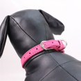 thumbnail image 4 of Pet Dog Leather Rhinestones Bow Knot Collar Crystals Bling Diamonds for Small Medium Large Dogs, 4 of 10