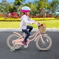thumbnail image 3 of Gymax 18'' Retro Style Kids Bike Bicycle w/ Height Adjustable Handlebar & Seat Pink, 3 of 10