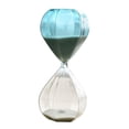 thumbnail image 3 of GROWTH TANK Ornament Novelty Glass Hourglass Timepiece Table Decor Lightweight Sandglass Blue, 3 of 9
