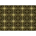 thumbnail image 1 of Ahgly Company Tapis Rectangulaire Lavable en Machine Intérieur Transitionnel Noir Nuit, 3 Pieds x 5 Pieds, 1 of 7