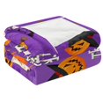 thumbnail image 3 of Titaking Cozy Halloween Blanket Soft & Stylish Throw Blanket - Fall Essential(Style A,100X150), 3 of 5