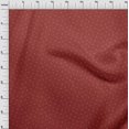 thumbnail image 4 of oneOone Coton Cambric Tissu Rouge Minimal Matière de Robe de Cocktail Tissu Imprimé Tissu au Mètre 42 Pouces de Large, 4 of 5