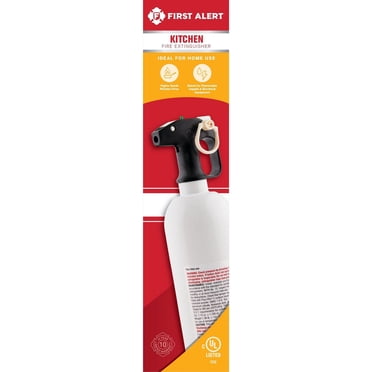 First Alert Kitchen Fire Extinguisher UL Rated 5-B:C (White)