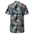thumbnail image 3 of CEHVOM Chemise Hawaïenne à Manches Courtes pour Homme, Chemise de Plage Imprimée d'Été Décontractée à Boutons, Soldes, 3 of 5