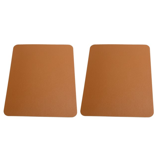 2x Mouse Pad Minimalist, Double Sided Mouse Pad PVC Leather PVC Leather Texture, Portable Desk Mat 27 X 21cm for