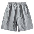 thumbnail image 3 of Diufon Men's Hiking Cargo Shorts Spring Summer Casual Loose Elastic Waisted Outdoor Sport Shorts with Pockets, 3 of 3