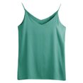 thumbnail image 5 of Timegard Womens Camisole Tops Spaghetti Strap V Neck Sleeveless Tank Tops Solid Color Comfy Shirts, 5 of 5