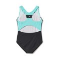 thumbnail image 2 of Speedo Girls Infinity Splice One Piece Thick Strap Swimsuit - Sea Level, Size: 14, 2 of 2