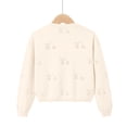 thumbnail image 5 of MeetoTime Kids Button Up Cardigan Solid Color Casual Long Sleeved Sweater Coat for Girls Children's Clothes, 5 of 5