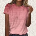 thumbnail image 1 of Soki Graphic Printed Tee Short Sleeved Round Neck Tops for Women, 1 of 4