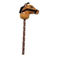 thumbnail image 1 of Lipstore Stick Horse Handcrafted Pretend Play Neighing Galloping Sounds with Sound light brown B, 1 of 8