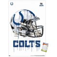 thumbnail image 1 of NFL Indianapolis Colts - Drip Helmet 20 Wall Poster, 22.375" x 34", 1 of 4