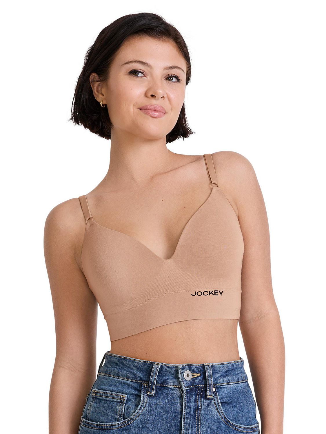 JOCKEY ESSENTIELS t-shirt brassière lisse