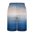 thumbnail image 4 of Plebaso Beach Shorts for Men Gradient Print Casual Shorts Drawstring Lightweight Summer Fashion Shorts, 4 of 5