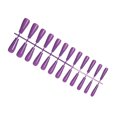 thumbnail image 3 of Fake Nail Set French Style Scratch Resistant Press-on Fingernails Full Cover Removable Trimble Adjustable Manicure Stickers Type 10, 3 of 7