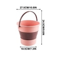 thumbnail image 3 of TIMIFIS Foldable Water Pail Folding Bucket, Car Wash, Telescopic Portable Foot Bucket Buckets, 3 of 7