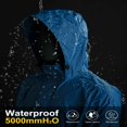 thumbnail image 2 of 33 000ft Men‘s Packable Rain Jacket Hooded Lightweight Waterproof Rain Shell Jacket Raincoat for Hiking Golf Cycling, 2 of 6