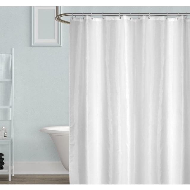 Leutsin High-Grade Thick Waterproof Solid Color Shower Curtain Bathroom Shower Curtain