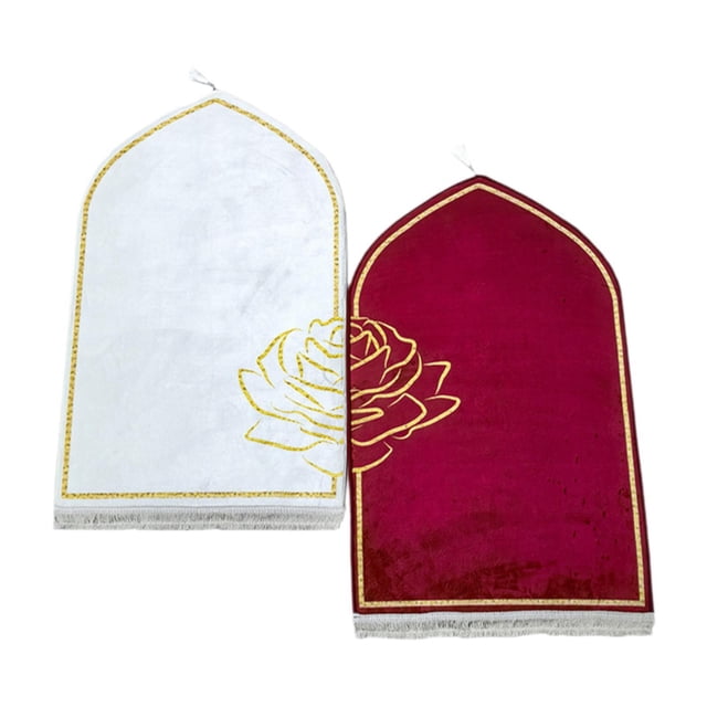 Lipstore Prayer Mats Muslim Bedroom Rose Flower Decorative Lovers Prayer Rugs Couples