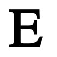 thumbnail image 1 of Village Wrought Iron LET-E-M Letter E Medium, 1 of 1